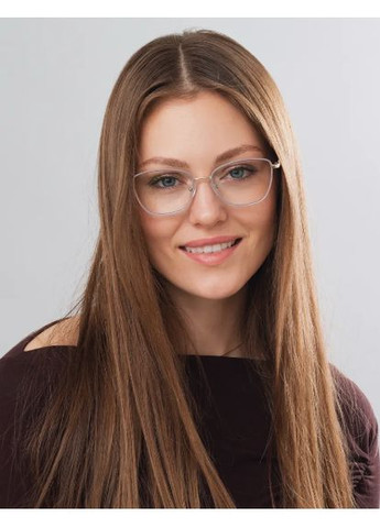 Сиреневые женские очки для зрения -3.50 металлическая оправа БлюБлокер Антиблик Gvest (361075479)