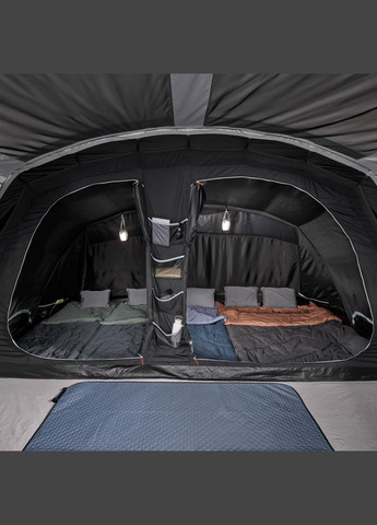 Туристичний Намет з Тамбуром П'ятимісна Двокімнатна ARPENAZ FRESH&BLACK 5.2 F&B Водонепроникна Quechua (335052854)