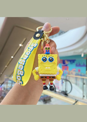 Губка боб брелок Спанч Боб Квадратные Штаны SpongeBob силиконовый брелок для ключей креативная подвеска Shantou (289978626)