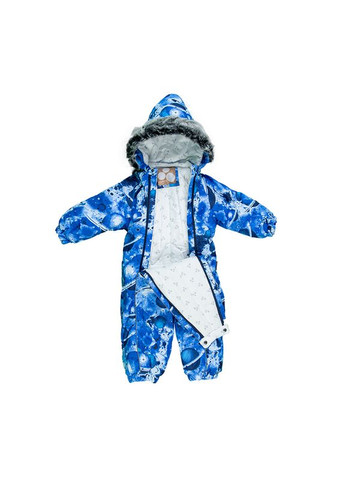 Синяя термокомбинезон reggie 1, р.80, синий () Huppa 36020130-82735-080