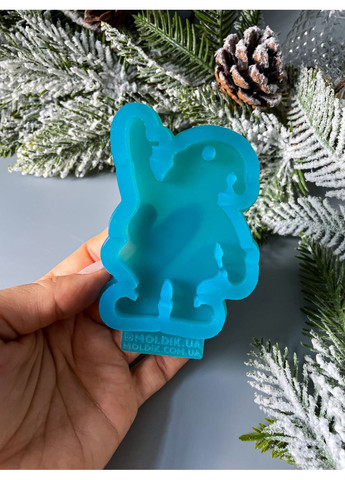 Молд Санта для новогодних игрушек на елку силиконовая форма для эпоксидной смолы No Brand (370566868)