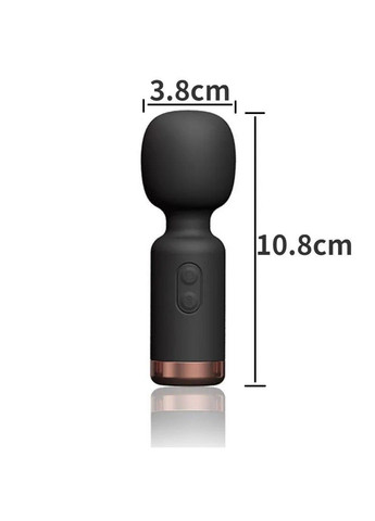 Компактний вібратор-мікрофон чорного кольору (USB) We Love (284278659)
