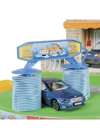 Гараж Bburago дворівневий для дітей 3 роки автосервіс з машинкою 1:43 ProDobro (367097645)