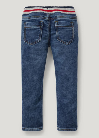 Голубые демисезонные джинсы из хлопка C&A