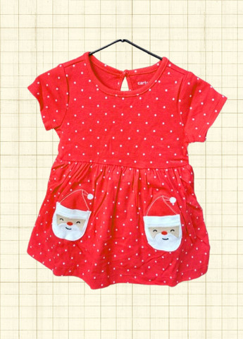 Красное комплект (платье-боди, кофта) Carter's (361893933)