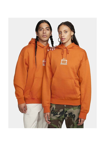 Худи унисекс Sb Orange Nike (364662857)