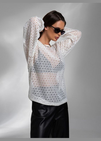 Лонгслив 14573 белый ISSA PLUS (301419337)