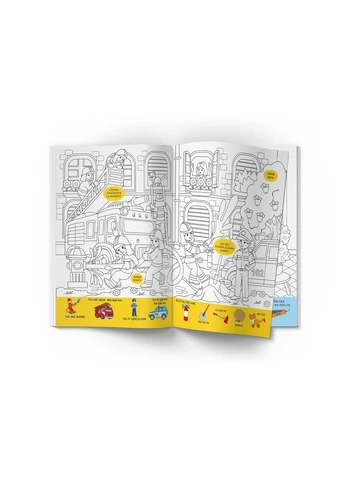 Віммельбух -розмальовка. Професії Crystal Book (383371234)
