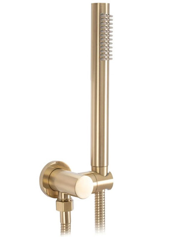 Змішувач для ванни та душу LUNGO BRUSHED GOLD + BOX прихованого монтажу Rea (336937843)