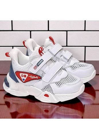 Білі всесезонні ортопедичні кросівки на липучках для дівчинки Tom.M