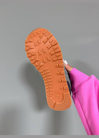 Кросівки зимові жіночі New Balance 574 winter gray white fur | Нью Беланс 574 сірі білі з хутром No Brand сірі зими (308360742)