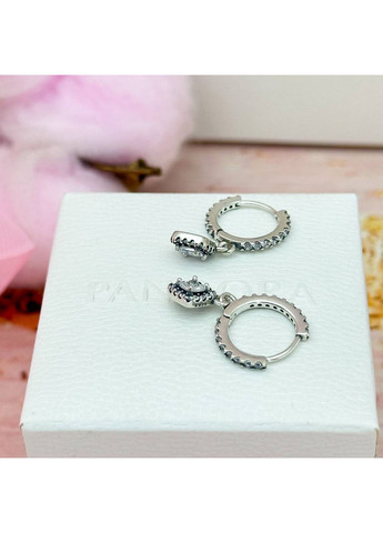 Серебряные серьги Пандора "Шарики" 298503C01 Kabluchka (355344410)