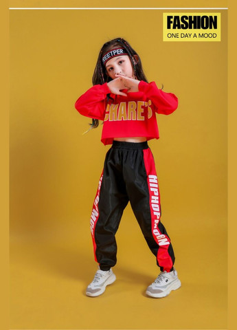 Дитячий спортивний костюм для хіп-хопу на дівчинку No Brand (314874256)