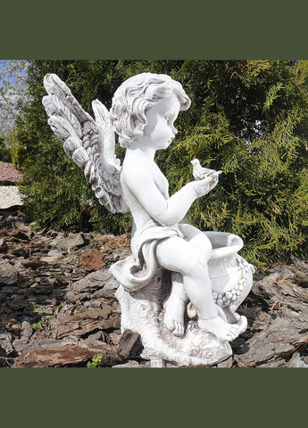 Янгол кашпо світиться 31 см (СП508-4 св) Гранд Презент (297949619)