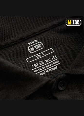 Поло тактичне довгий рукав 65/35 Black M-TAC (315339291)