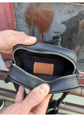 Мужская сумка Sullivan Crossbody In Signature Canvas With Patche через плечо Коуч MDR No Brand (369935525)