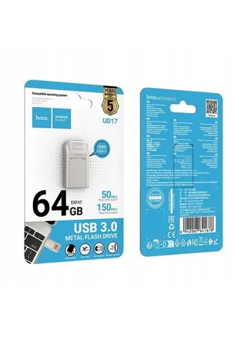 Флеш-накопитель UD17 Smart USB3.0 Type-C поворотный USB флеш-накопитель (64 ГБ) Hoco (376239741)