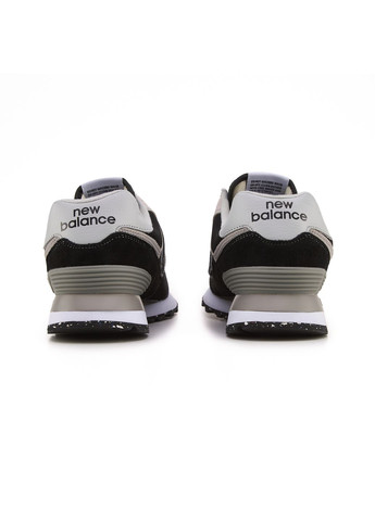 КРОСІВКИ ЖІНОЧІ NEW BALANCE 574 BLACK WHITE GREY НЬЮ БЕЛАНС 574 No Brand сірі демісезони (368885522)