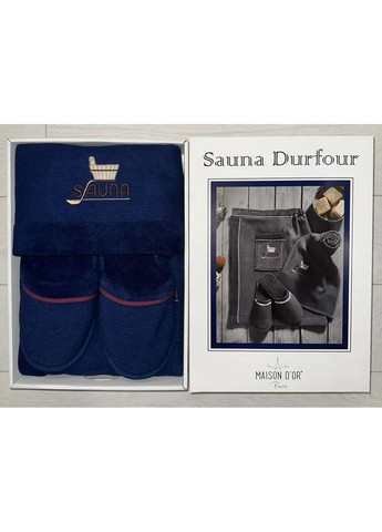 Мужской набор для сауны Sauna Dufour navy Maison D'or (364480242)