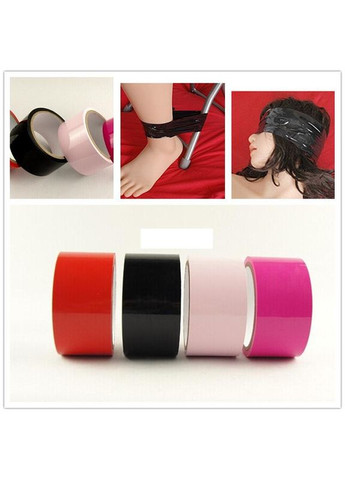 Скотч для связывания БДСМ виниловый Scandal Lovers лента для связывания рук винил No Brand (303879255)