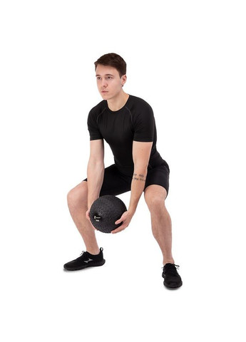 Слембол м'яч набивний для кросфіту і фітнесу Slam Ball Чорний (вес 7 кг) FI-7474-7 Zelart (367617509)