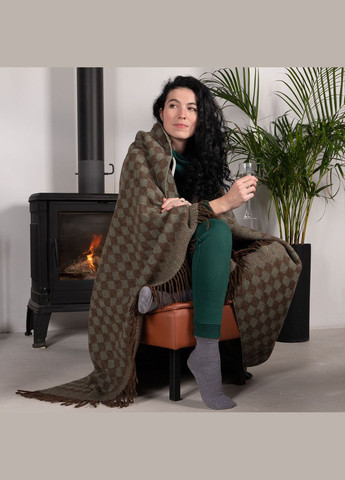 Плед ЕКО-вовна 140x200 см Love You 4491 (315690487)