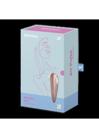 Безконтактний вібромасажер Number One, рожевий перламутр Satisfyer (303878227)
