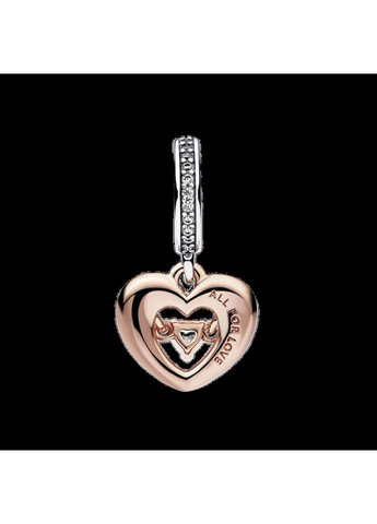Серебряный шарм Пандора "Все любви ради" 782450C01 Kabluchka (355344050)