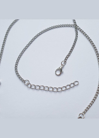 Ланцюжок сріблястий у стилі ретро з химерних форм і камінців кольє ельфійське казкове чарівне лоліта кокетт намисто панк готика No Brand (307165443)