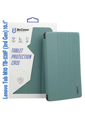 Чехол-книга Smart для Lenovo Tab M10 TB-328F (3rd Gen) 10.1" Dark Green (708283) BeCover (341486876)