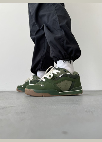 Хакі Осінні кросівки чоловічі vans rowley xlt x dime khaki | ванс ровлі хтл хакі No Brand