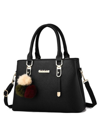 Модна жіноча сумка з хутряним брелоком No Brand (334730057)