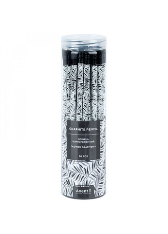 Олівець графітний " " / Black Leaves Axent (344585711)