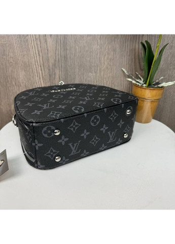 Жіноча міні сумка з екошкіри на плече і шкіряний поясний ремінь чорний ProDobro (363259240)