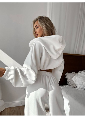 Женский спортивный костюм с укороченной кофтой Україна (360898506)