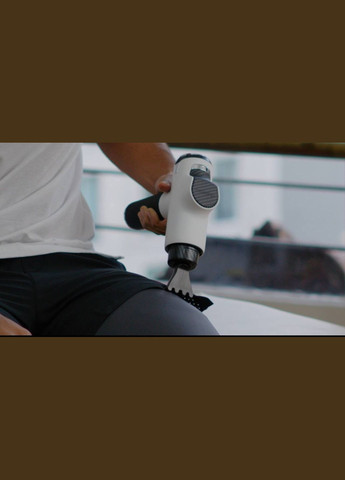 Профессиональный ударный перкуссионный массажер Fusion Black Pro (черный) для тела. Booster (341320087)