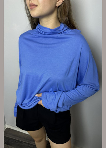 Синий демисезонный женский свитер базовый однотонный электрик mktrg0551-12 Modna KAZKA