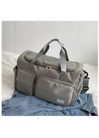 Сумка дорожная спортивная Duff Grey Italian Bags (290889012)