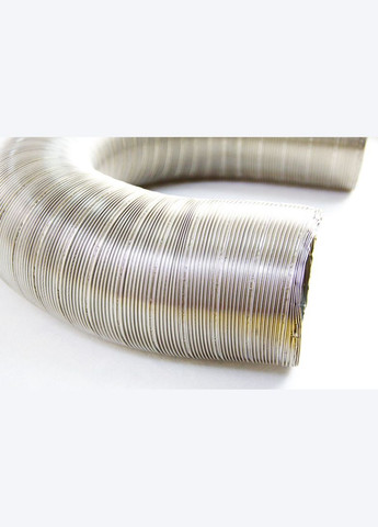 Гофрированный дымоход внутренний диаметр 135мм из нержавеющей стали 1м. Гофра нержавеющая. Комінвент (317295478)