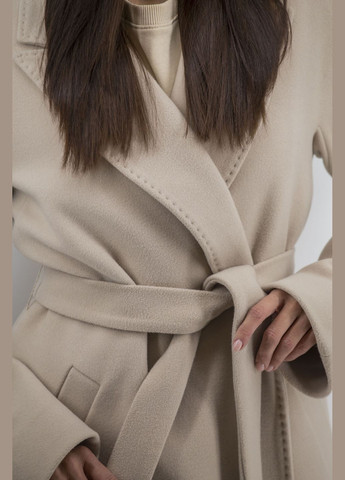 Молочное демисезонное Женское пальто Kent (кемел, ), 35718 No Brand