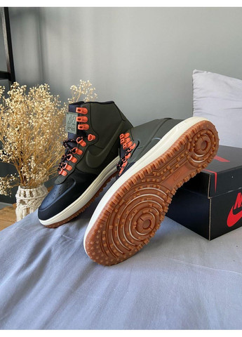 Черные демисезонные кроссовки мужские nike duckboot 18 black sequoia найк дакбут No Brand