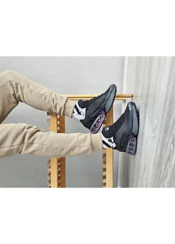 Чорні Осінні кросівки чоловічі і жіночі nike air max dn black | найк аір макс дн чорні No Brand