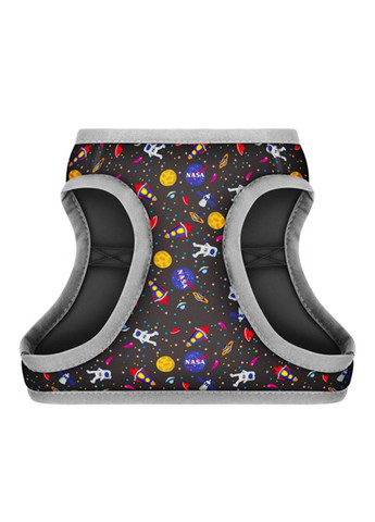 Шлей для собак мягкий WAUDOG Clothes с QR паспортом, рисунок "NASA" Collar (362571889)