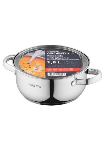 Кастрюля Gemini Gourmet AR-3652-G 18 см 1.8 л Ardesto (349220448)