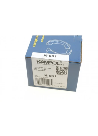 Комплект тормозных колодок K-661 No Brand (360744699)