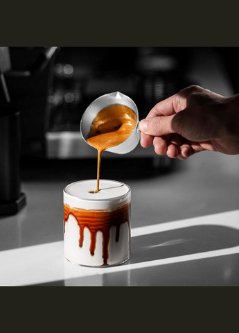 Сливочник двойной 100 мл. MHW-3Bomber, Джаг для эспрессо Белый (R-G5147W-VS) No Brand (303974738)