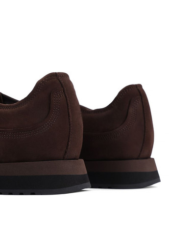 Коричневые демисезонные мужские кроссовки mu192a-27-m232 коричневый нубук MIRATON