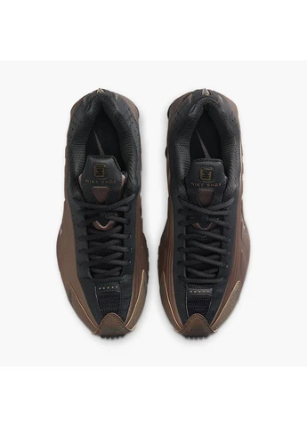 Коричневі кросівки shox r4 brown ar3565-007 Nike