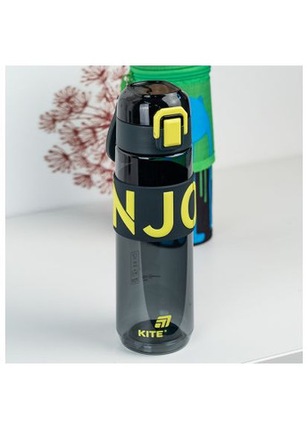 Пляшка для води (K25-1233-1) Kite 680 мл чорно-жовта (370014883)