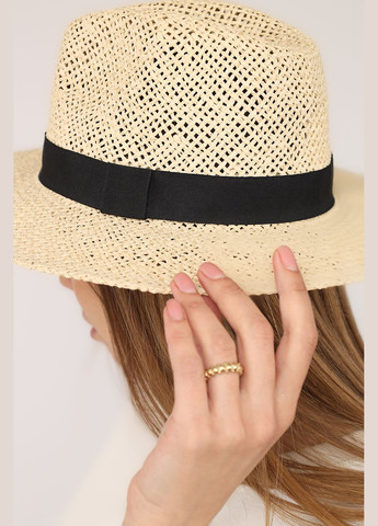 Шляпа женская цвет бежевый CB-00268224 Yuki (330222784)
